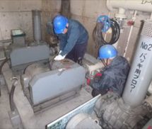 汚水処理施設ばっ気ブロワー交換修繕