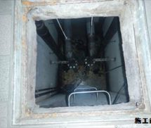 排水ポンプ槽清掃