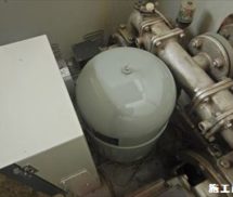 給水ポンプユニット　圧力タンク取替