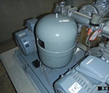 給水ポンプユニット 　圧力タンク取替