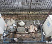 合併処理浄化槽　ばっ気ブロワー1台取替修繕
