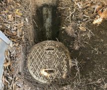 浄化槽放流管修繕