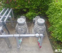 合併処理浄化槽　ばっ気ブロワー交換修繕