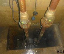 雨水ポンプ交換工事