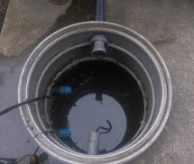 放流ポンプ交換工事